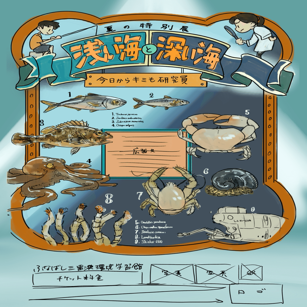 せーぶぽいんと　かなめ　ポスター ポスター試作。手描きは難しい! 今週末、大正通りPOCKETにて、まめや6