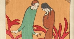 竹久夢二《SPRING》の絵葉書｜表現急行の人