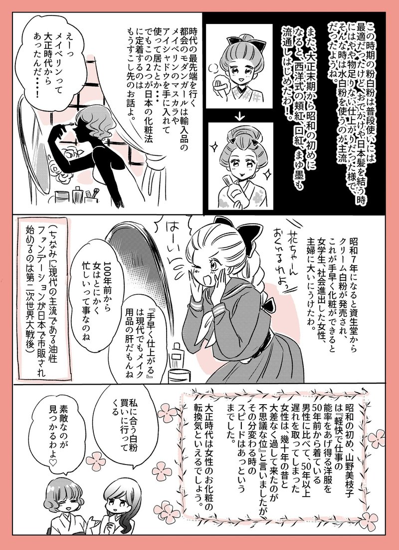 零れ話 大正時代のベースメイク 伊田チヨ子 Note 零れ話 大正時代のベースメイク 伊田チヨ子 Note