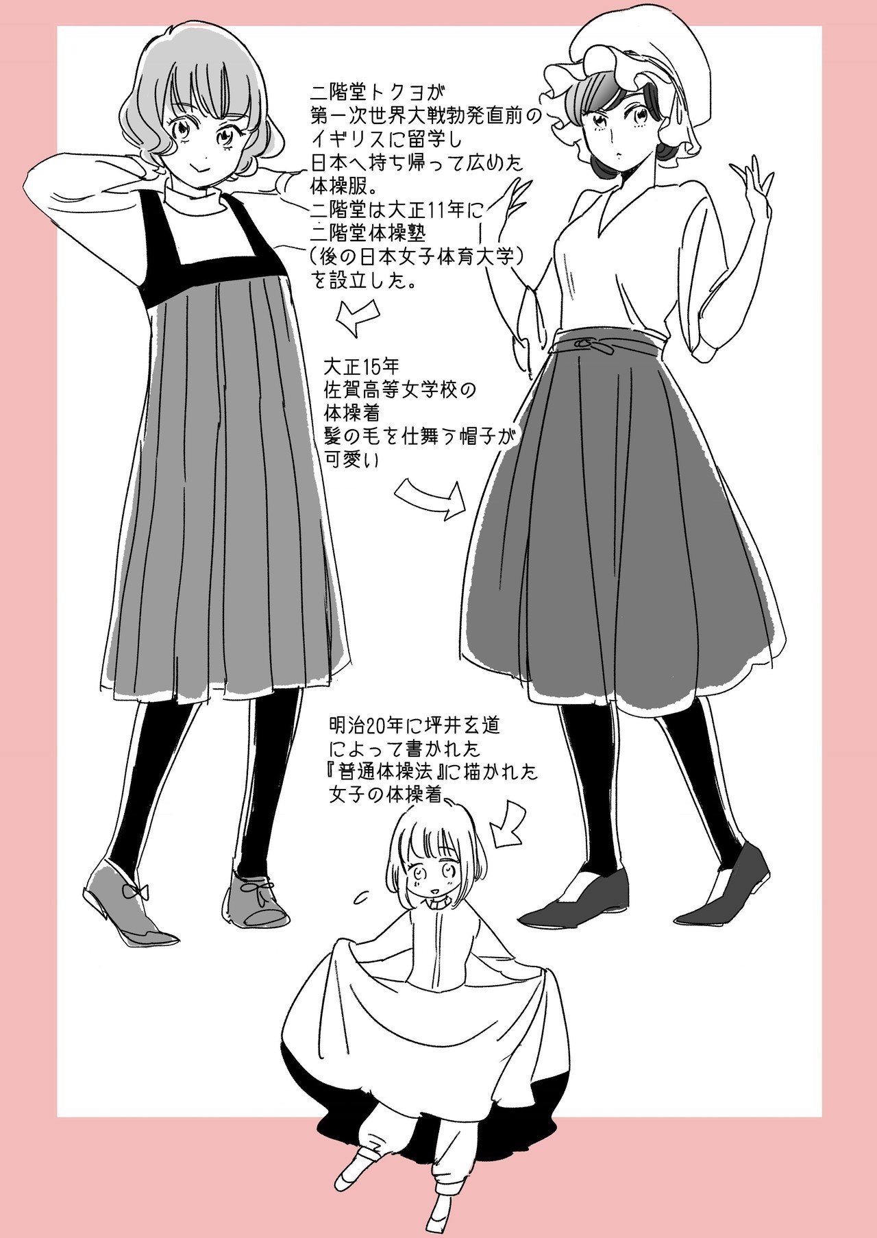 零れ話 女学生の体操服 伊田チヨ子 Note