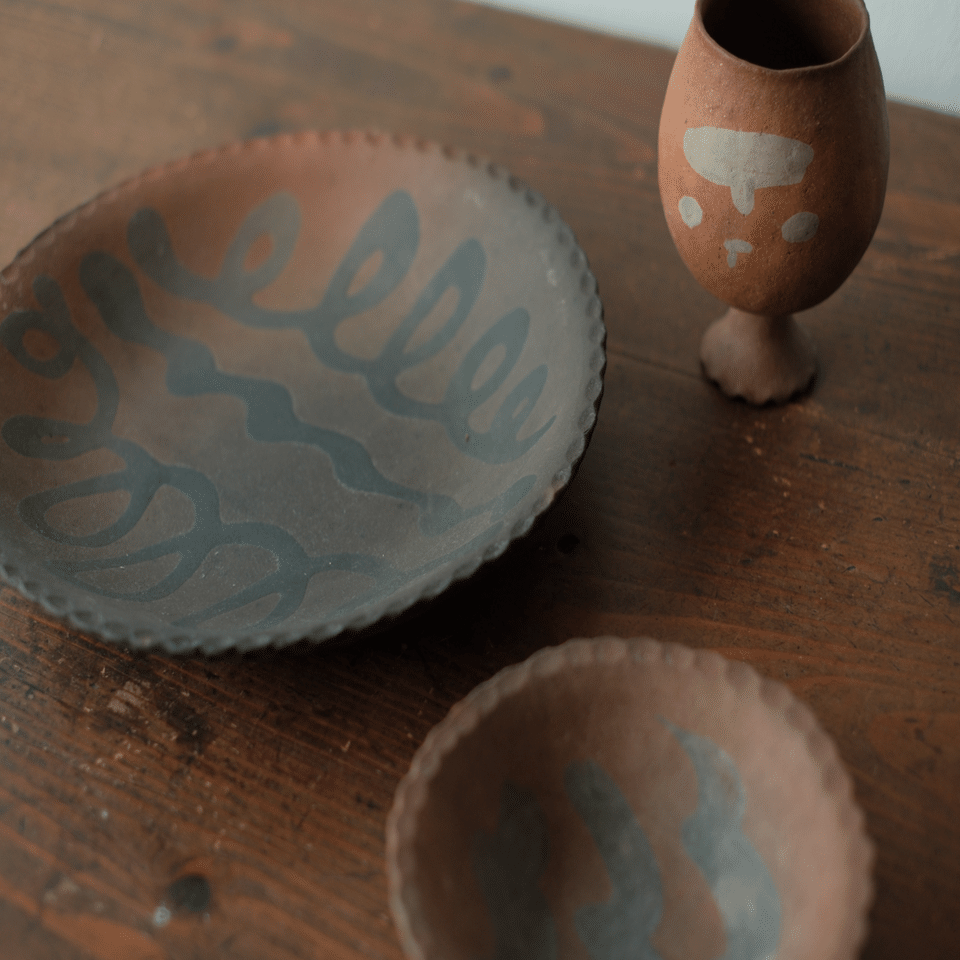 8月①POPUP土器作家 田中太郎のお知らせ｜廻り道 峯山 まりな