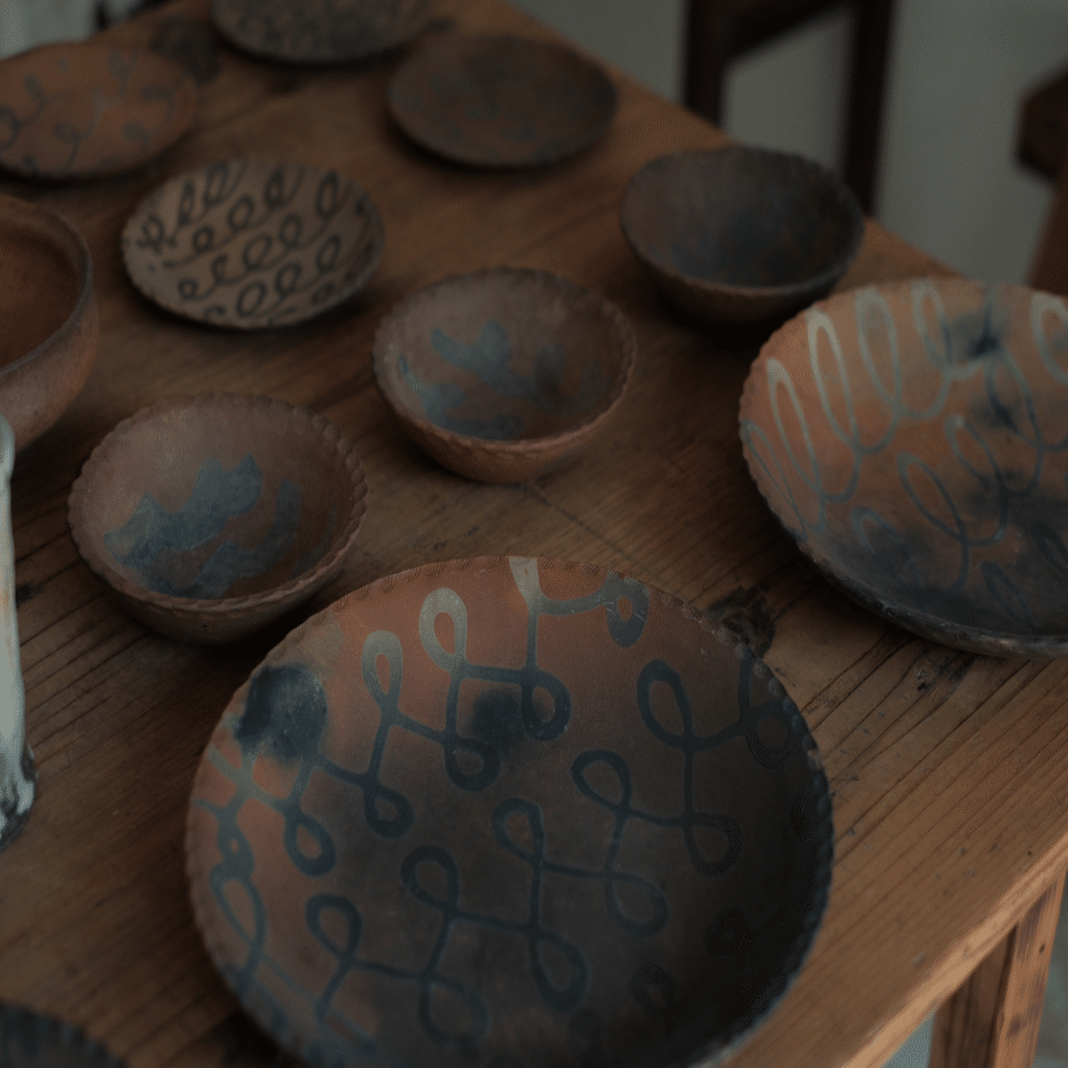 8月①POPUP土器作家 田中太郎のお知らせ｜廻り道 峯山 まりな