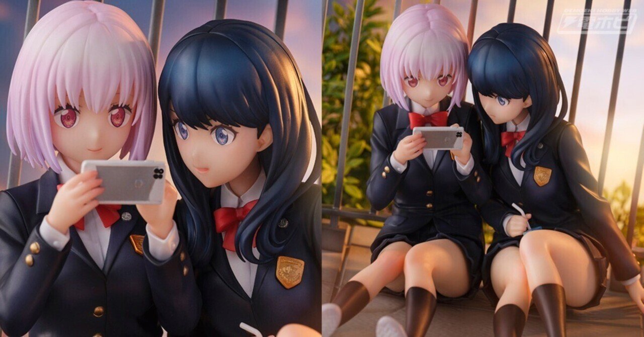 仲良く寄り添う姿が愛おしい！『SSSS.GRIDMAN』新条アカネ＆宝多六花が