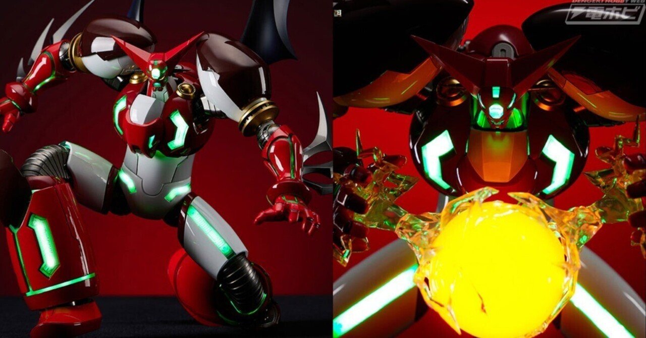 真ゲッター1がBLITZWAYのCARBOTIXシリーズにて可動フィギュア化！LED