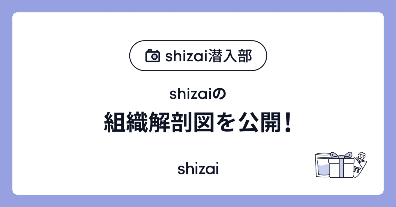 お待たせ! shizai潜入部｜shizaiの組織解剖図を公開！｜shizai note編集部 その他