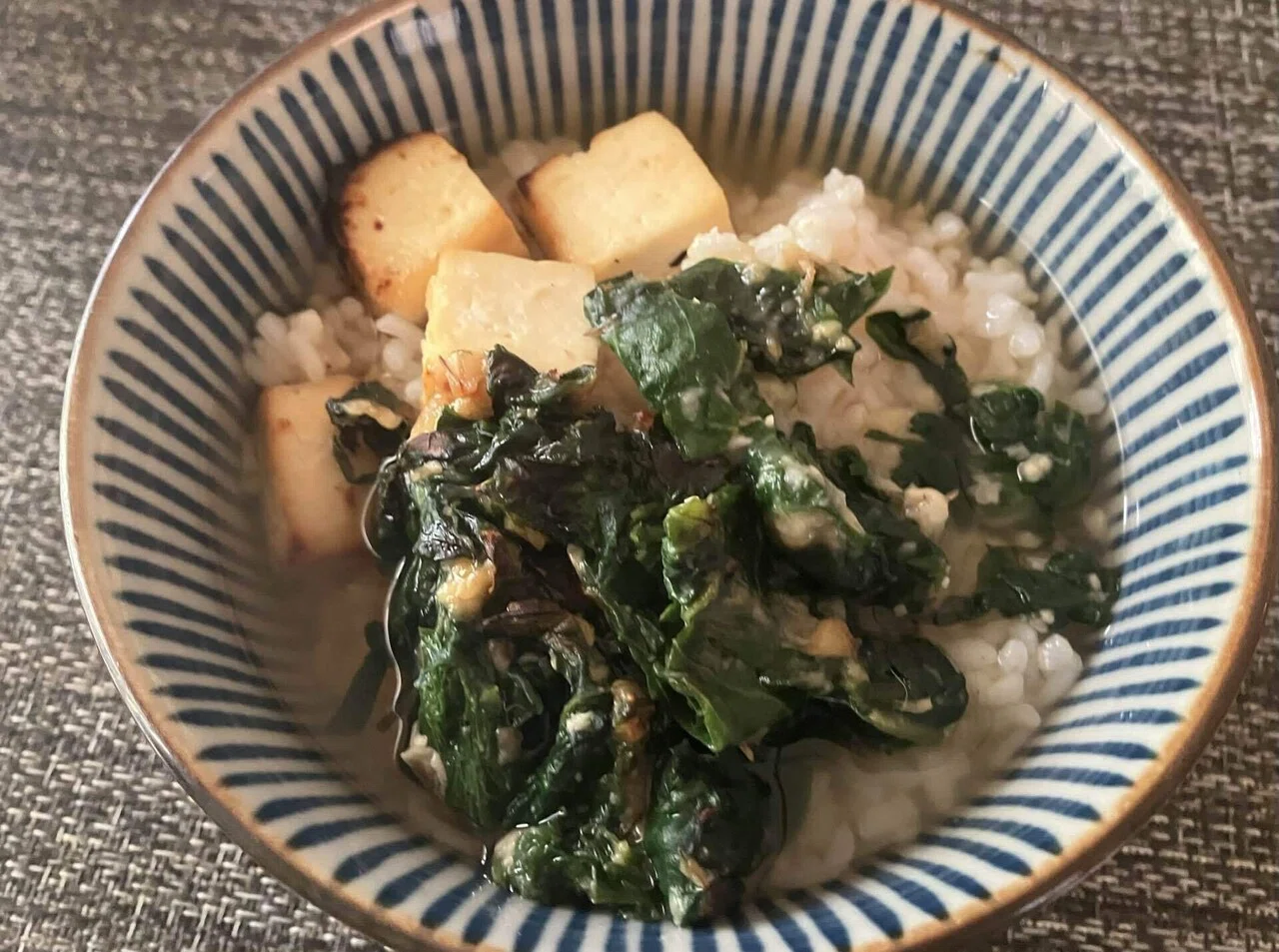 夏野菜と豆腐味噌漬けで作る精進冷や汁 Vegetarian cold soup made