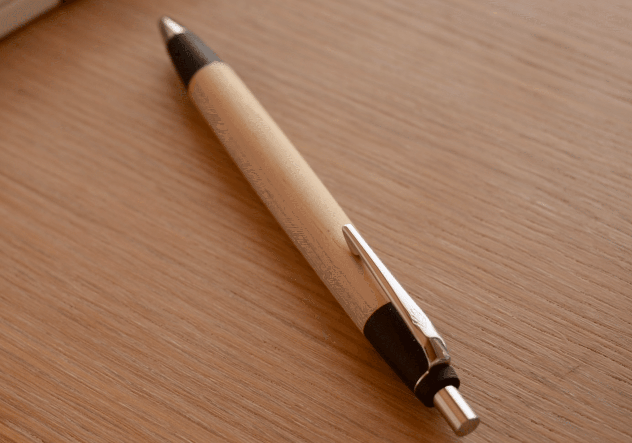 野原工芸限定杢月山松ボールペン