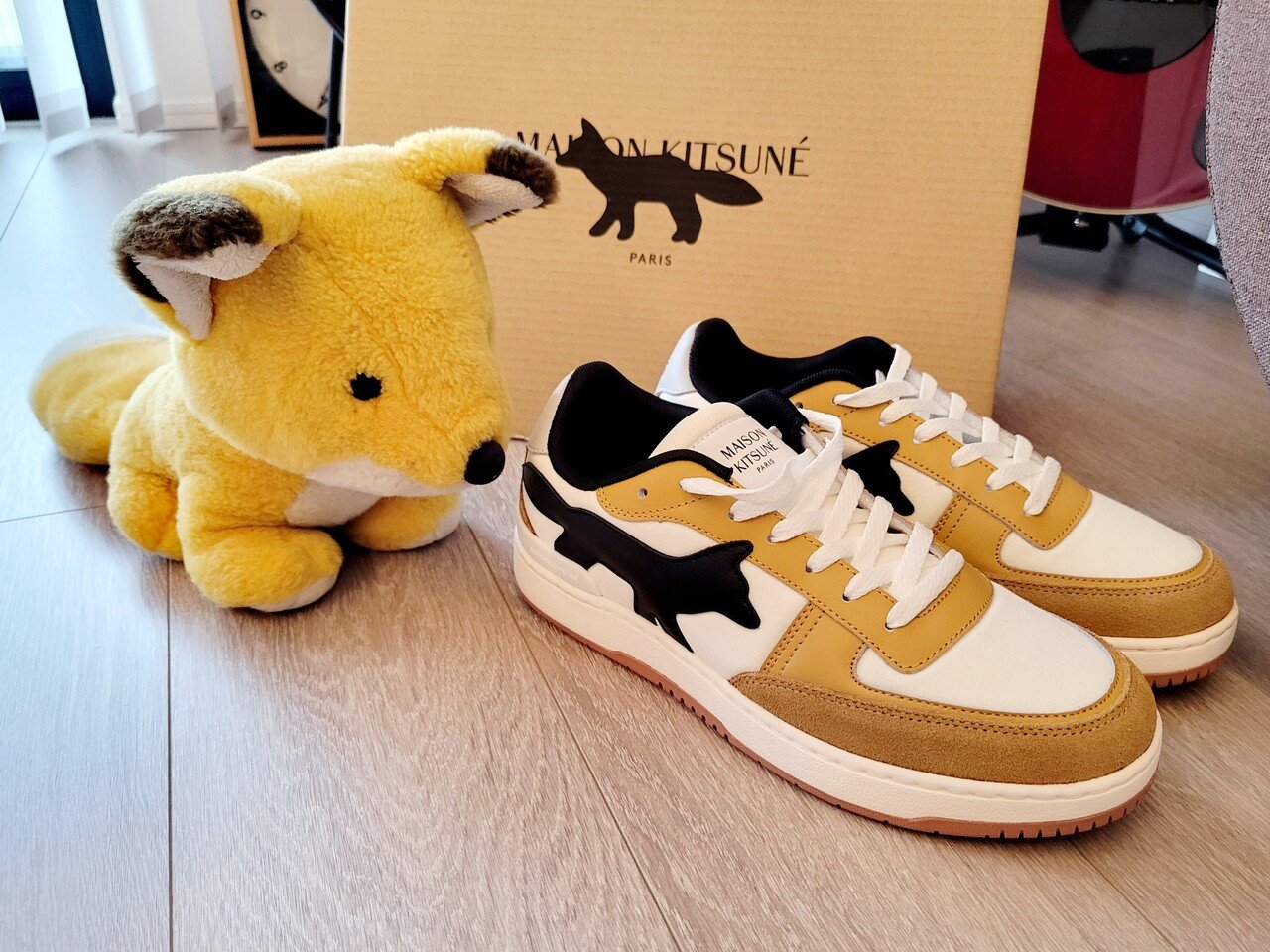 ついにきつね氏のスニーカー👟が届いた！ 発売日にソッコーで注文して