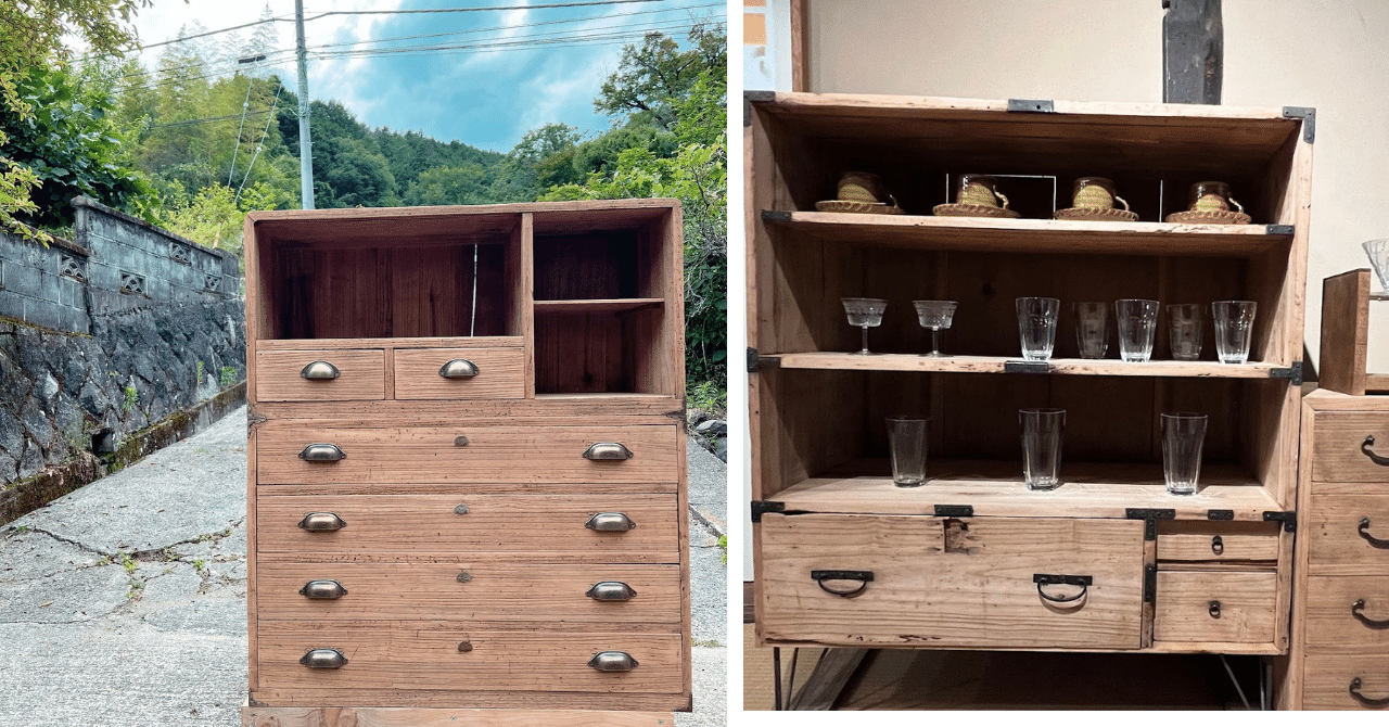 箪笥にも色んなリメイク・アップサイクル方法がある。｜原 徹/古民家