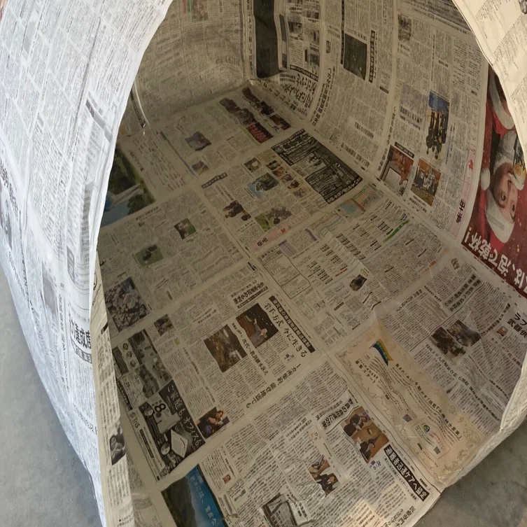 にこにこ新聞紙のエアドーム｜むらさん（村田信之）｜ONE KAMAISHI 3万