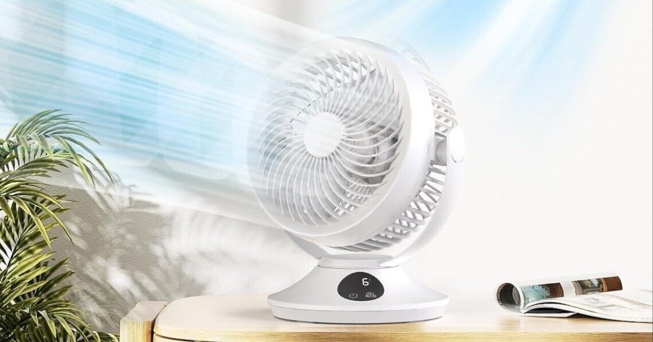 レビュー】Feesun 2024新登場 サーキュレーター 扇風機 壁掛扇風機 6段階風量調節 左右首振り 静音DC モーター：涼しくて心地いい・小型で使いやすい｜TATE