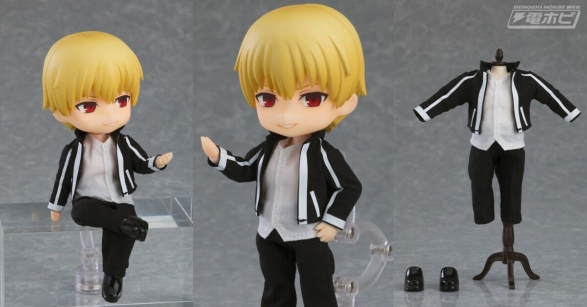 【新品】fate stay night ギルガメッシュ ねんどろいど Fate/stay night[Heaven's Feel](劇場版) 』より、私服衣装の