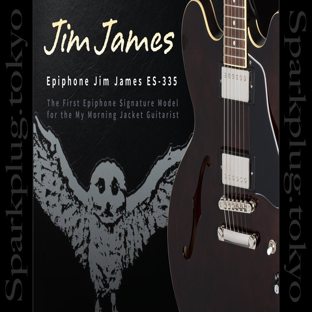 emem様 エピフォンによるマイモニの335、「Epiphone Jim James ES-335