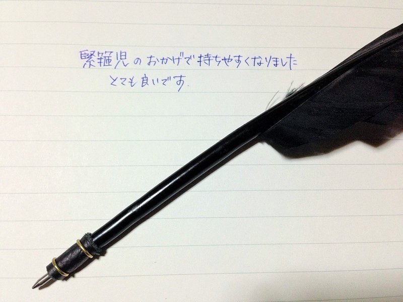 羽根ペンを作ってみた Azul Halo Note 羽根ペンを作ってみた Azul Halo Note