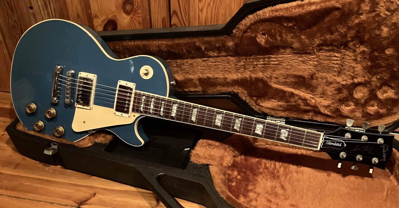 Gibson Les Paul Standard Baham Blueを手に入れました🇧🇸｜mry_00