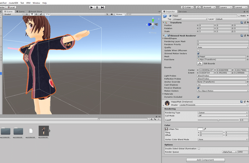 Unity Vrmアバターでテクスチャの裏側が透明になってしまうときの解決法 Univrm Unlitcutoutとunigltf Uniunlitのお話 ミッコちゃん Mikko Hietalahti Note Unity Vrmアバターでテクスチャの裏側が透明になってしまうときの解決法 Univrm Unlitcutoutとunigltf Uniunlitのお話 ミッコちゃん Mikko Hietalahti Note