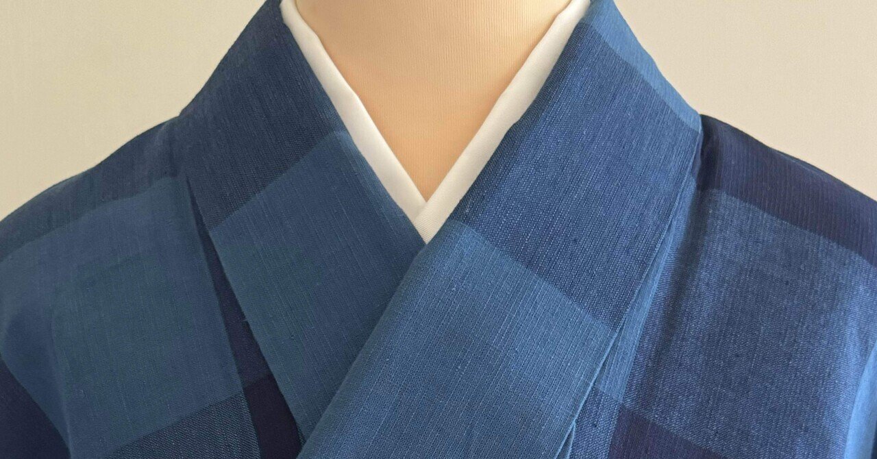 片貝木綿弁慶格子単衣着物|夢吉きもの 片貝木綿弁慶格子単衣着物|夢吉きもの