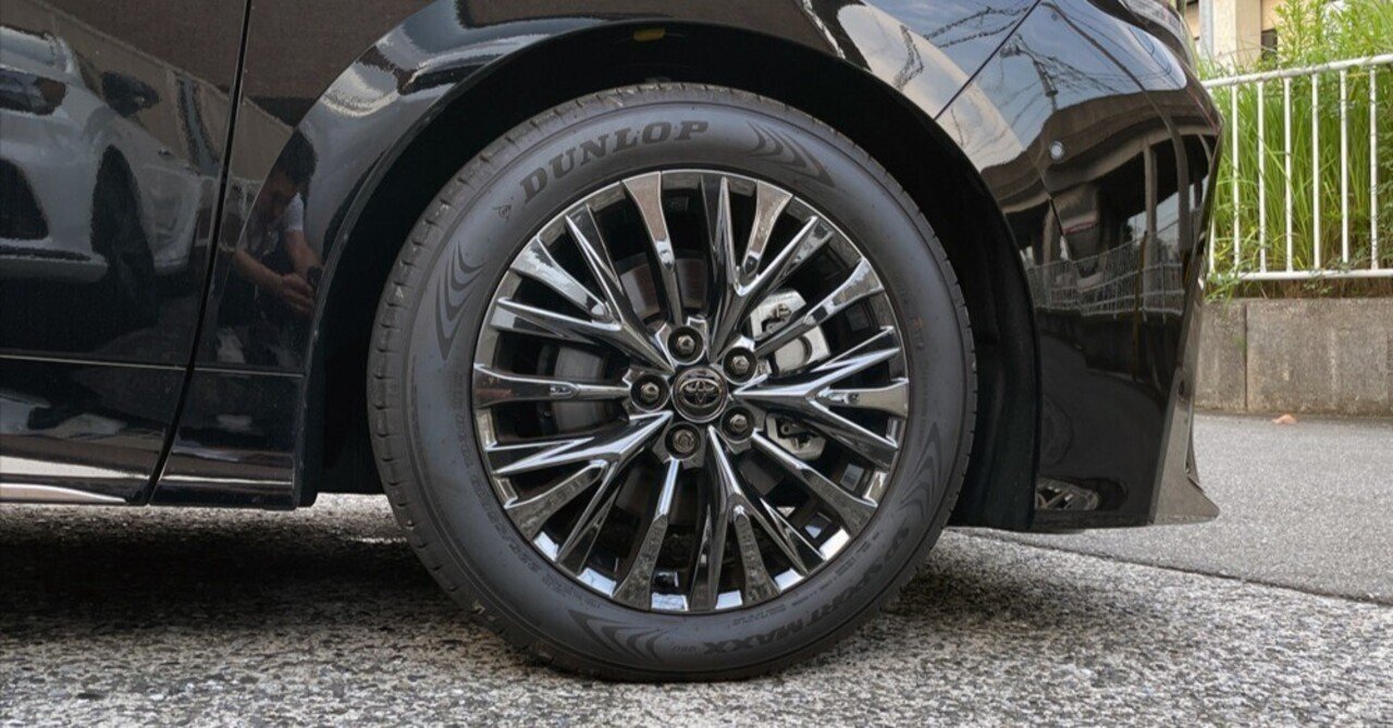 令和7年7月納車40系アルファード純正17インチ ホイール・タイヤ4