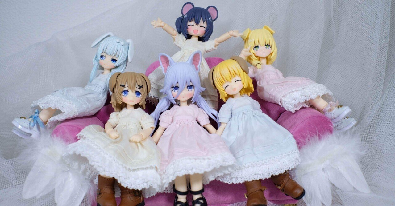 印象のデザイン 普段は50cmとか1／6サイズを作っている作家さんにお友達パワー 着せ替え服・アウトフィット