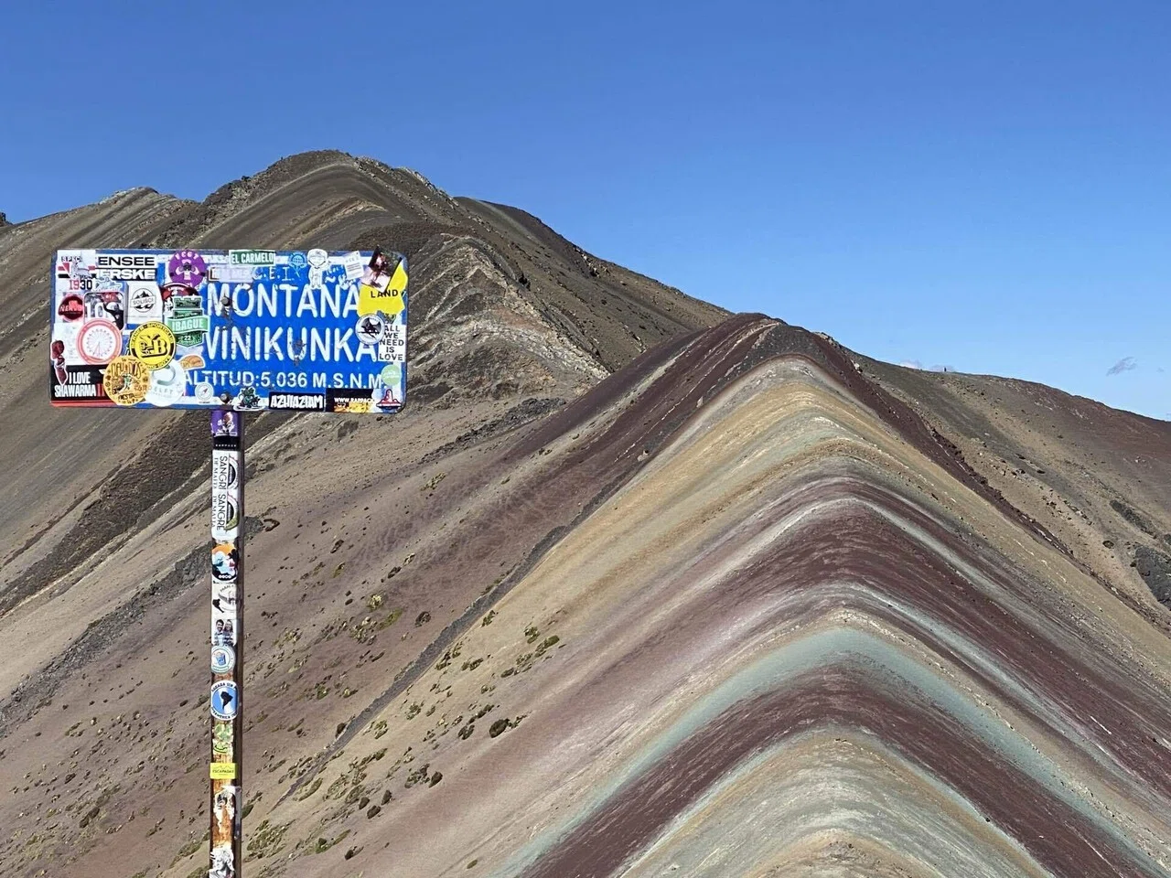 ラテンアメリカ旅行 #31】🇵🇪レインボーマウンテンと裏に隠れた赤い谷