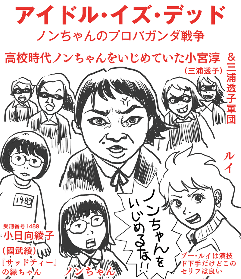 四コマ映画 アイドル イズ デッド ノンちゃんのプロパガンダ大戦争 K玉之 Note