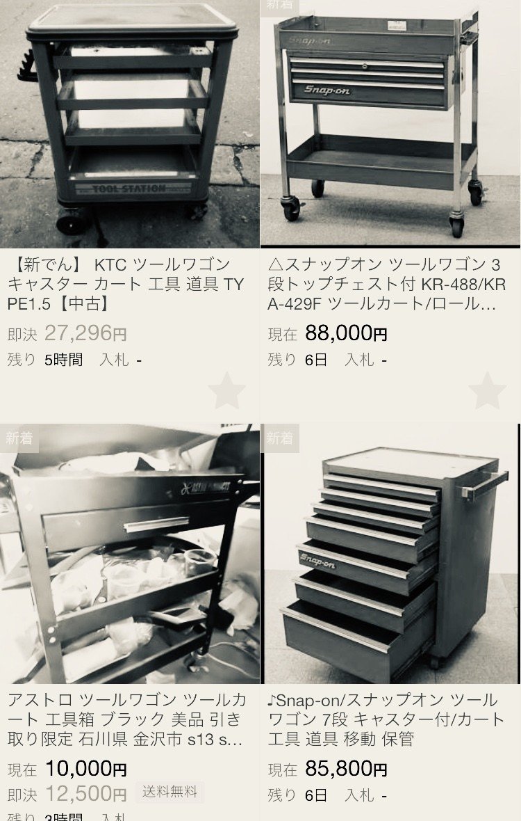 油絵キャビネットはツールワゴンで代用できるのか｜イマムラケイゴ
