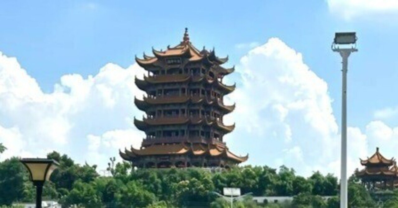 Sky❗️〜毎日1回空を見上げよう！@武漢『黄鶴楼』｜アオムシン(中国