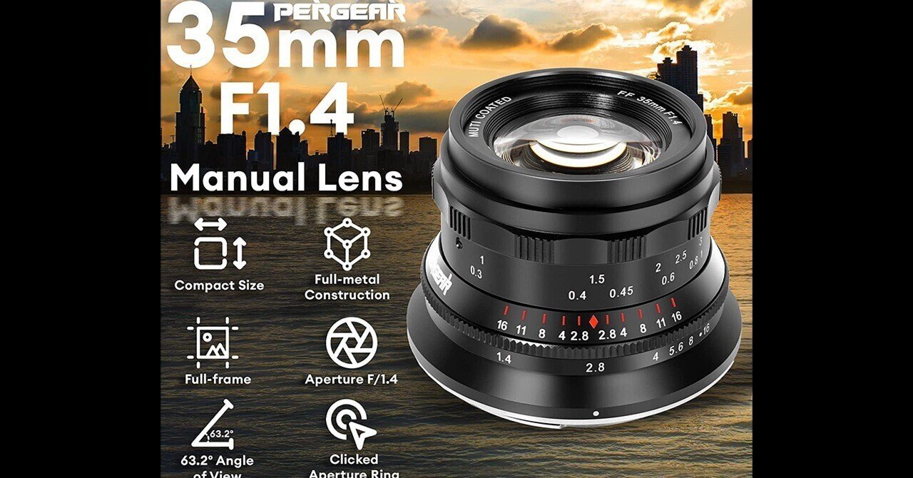PERGEAR 35mm F1.4｜tatsumine