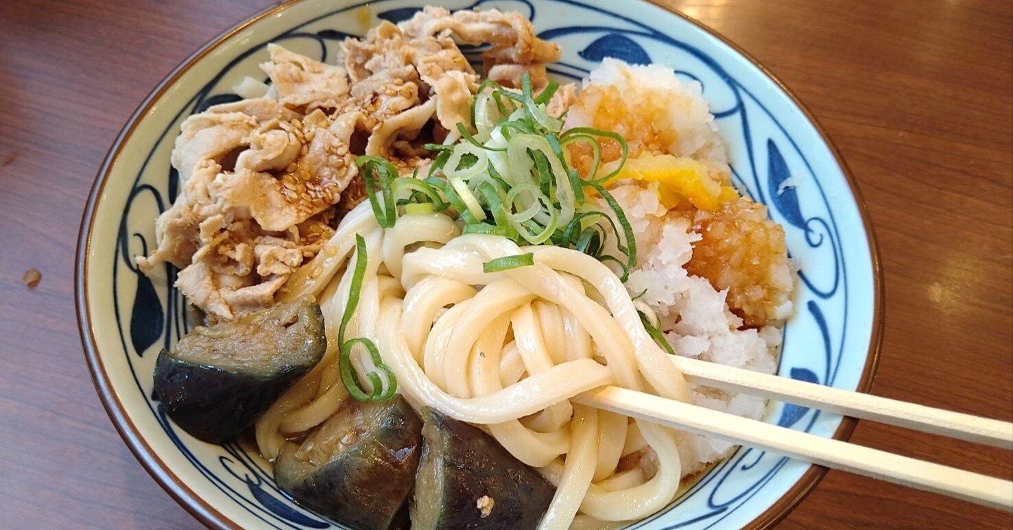 🍜丸亀製麺『 鬼おろし豚しゃぶ ぶっかけうどん』(真夏限定) ＆『丸亀