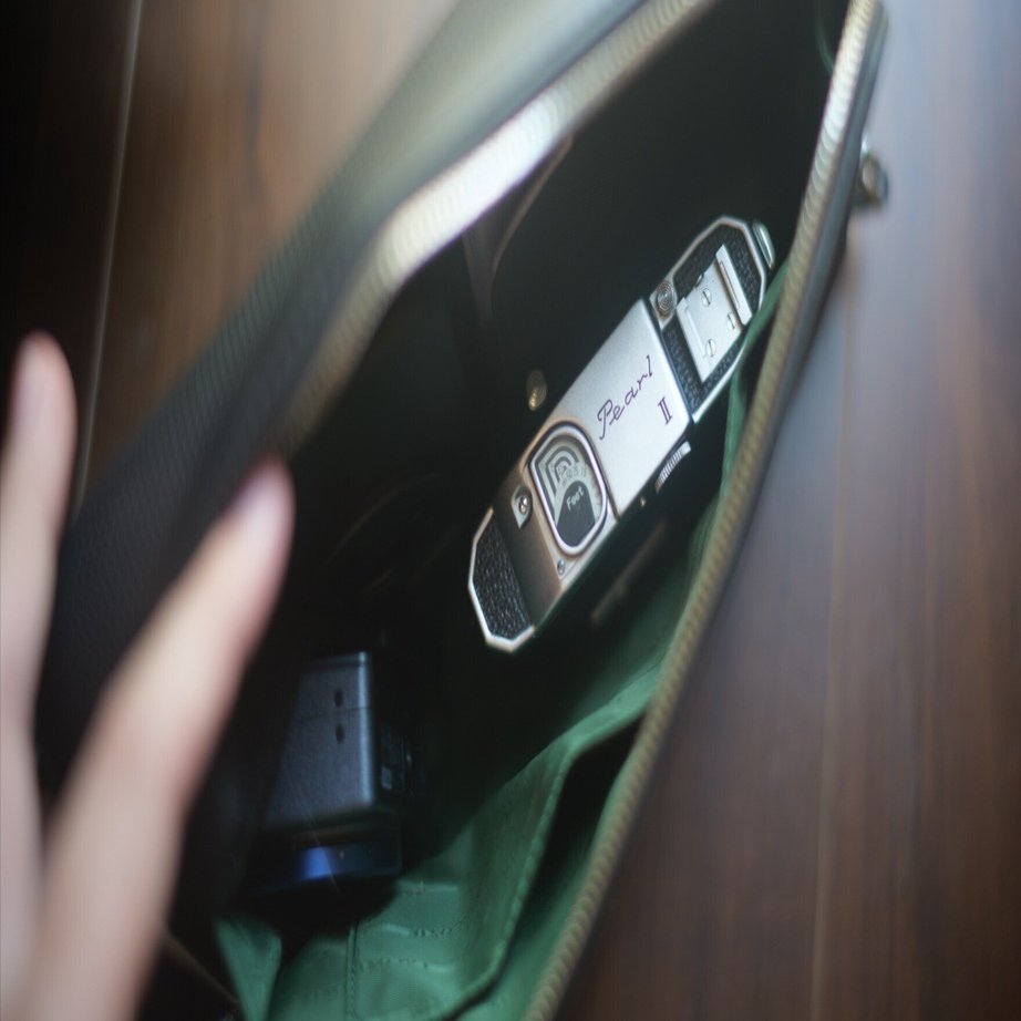 現状品　Pearl Ⅱ Hexar 中判フィルムカメラ KONI75mmf3.5 小西六 Konica Pearl II Hexar 75/4.5- 旅行用、散歩用におすすめの中