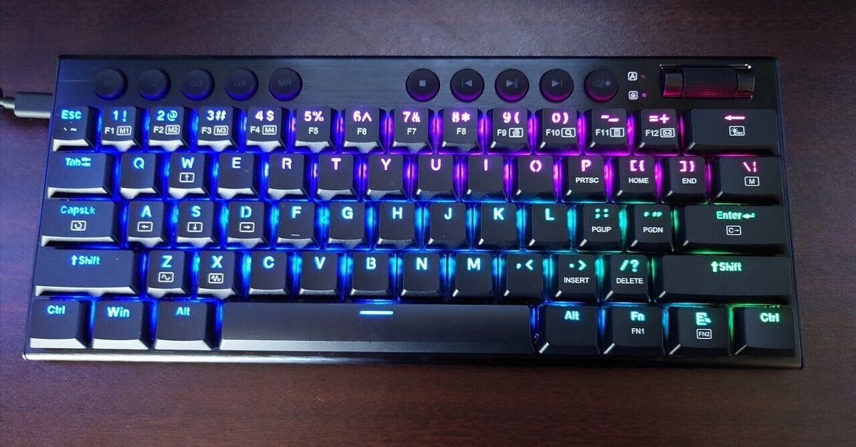 ゲームコントローラ」と割り切るべきキーボード:REDRAGON ロー ゲームコントローラ」と割り切るべきキーボード:REDRAGON ロー