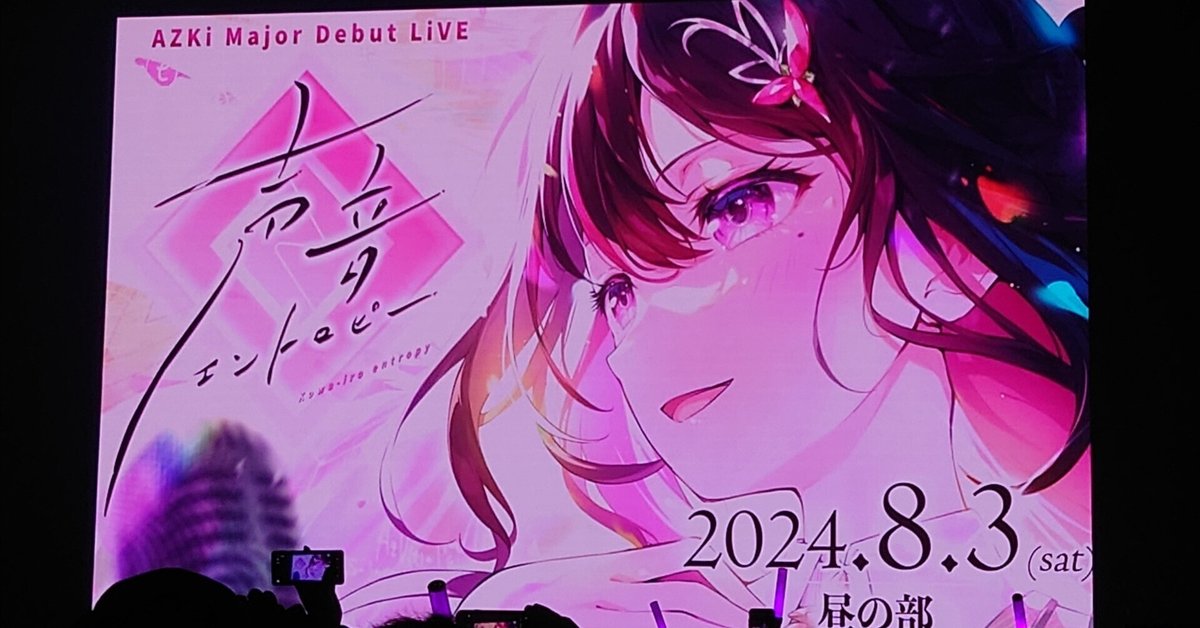 AZKi Major Debut LiVE 声色エントロピー 複製原画 ホロライブ AZKi 複製原画 シリアルナンバー入り 声音こわいろ