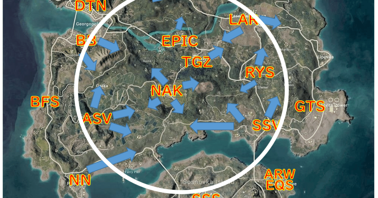 Pubgオーダー講座 3 ランドマーク Pubgのとーます Note