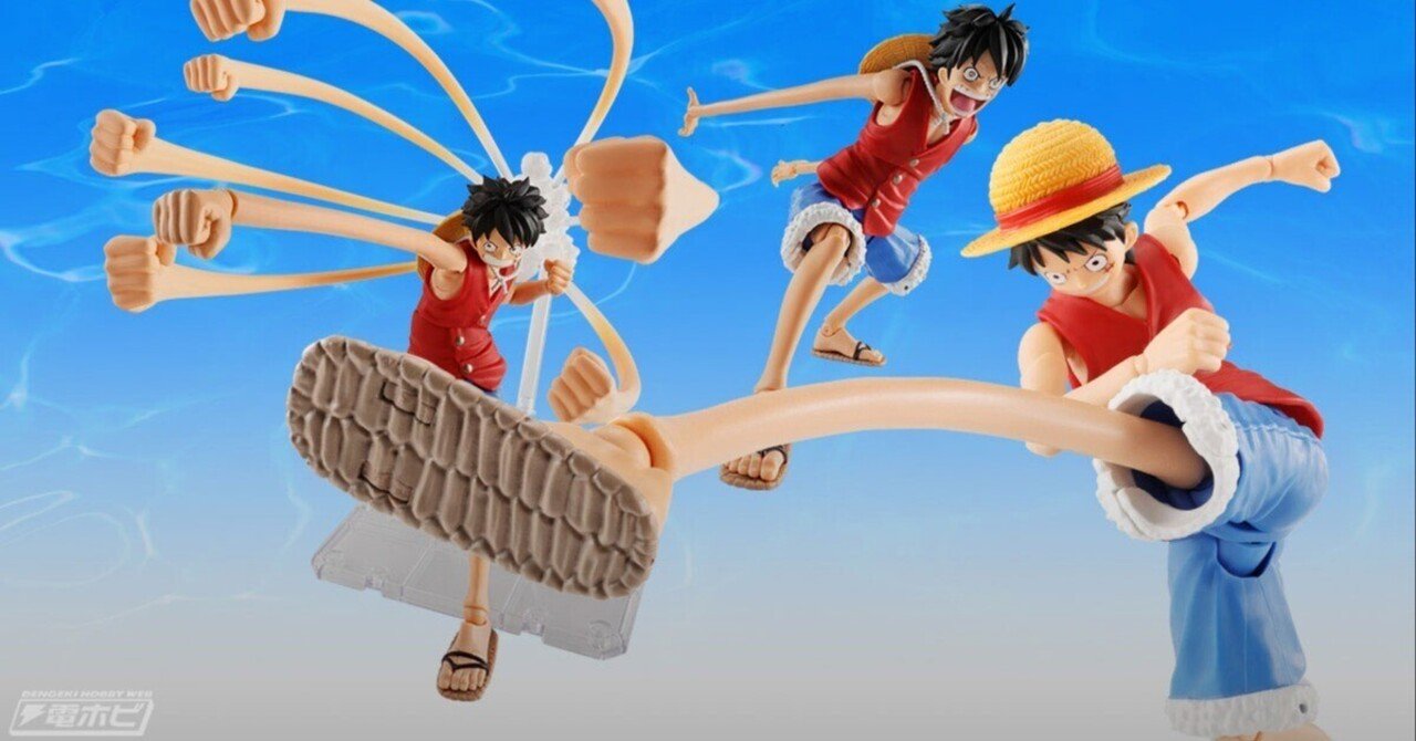 S.H.Figuartsルフィ・ゾロ・ナミ・シャンクス・オプションパーツセット. 可動フィギュア「S.H.Figuarts」シャンクス＆ゾロ -冒険の夜明け- 発売