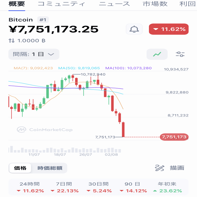 日本株、急落につきサーキットブレーカー発動ー日経平均とTOPIXはともにベア相場入り ビットコイン大暴落｜a