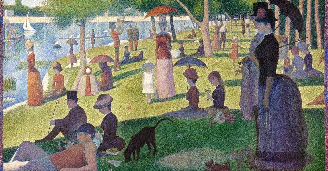 光の粒をなぞる －スーラの点描を巡る随想｜ミック@アート好きのノート