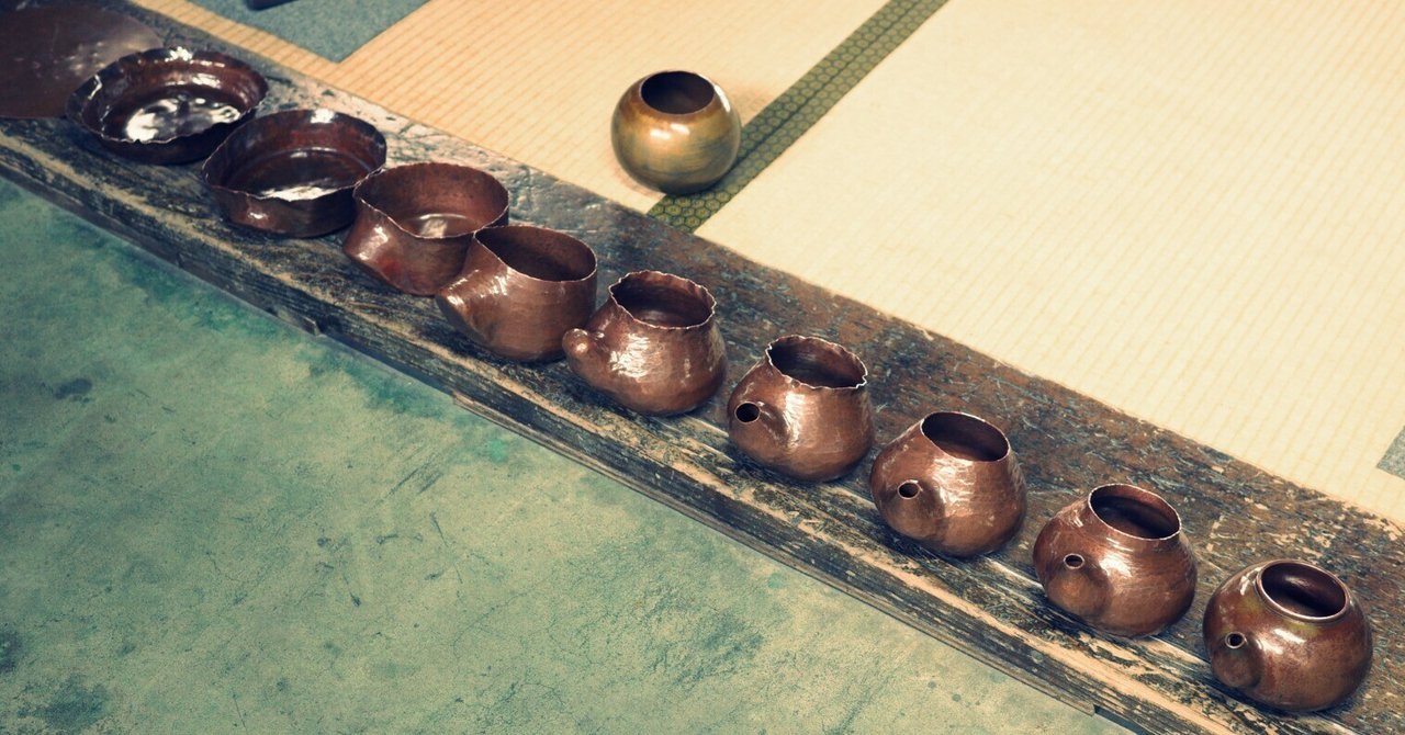 鎚起銅器 ついきどうき 茶托 5枚セット (ならし)② 島倉堂