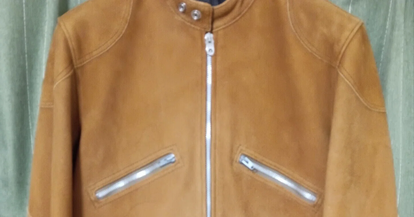 ADDICT CLOTHES AD-05 CLUBMAN JACKET ディアスキン・マスタード｜世界