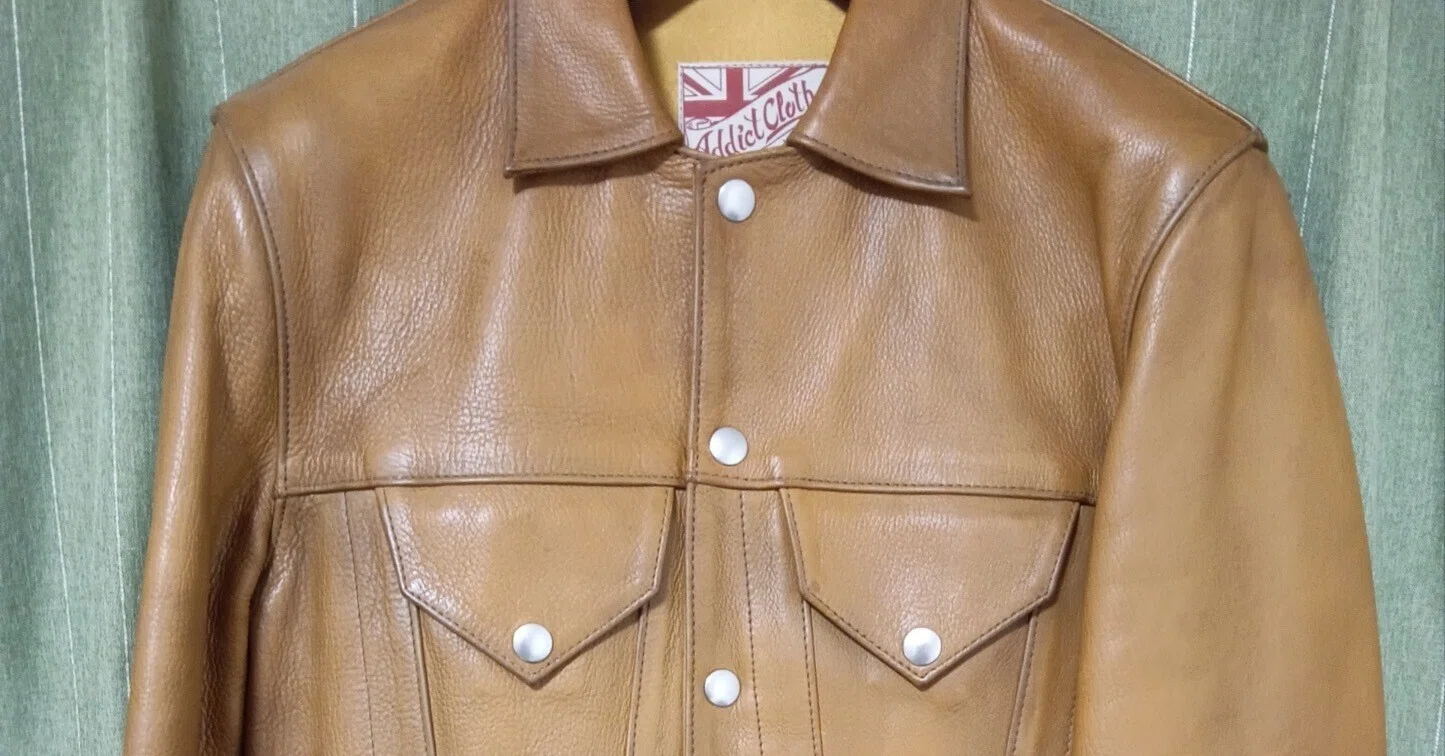 ADDICT CLOTHES AD-08 GRANADA JACKET カウスキン｜世界の革ジャン集