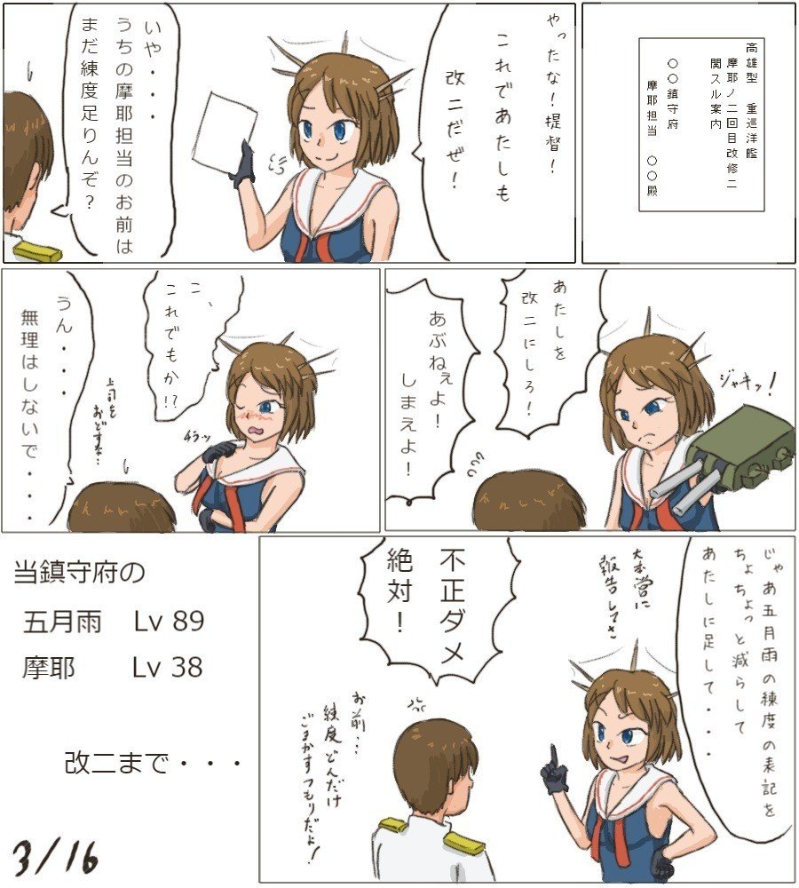 提督と艦娘のとある一日 摩耶 Nishiwaki Note