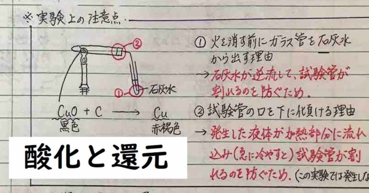 板書ノート5 酸化 還元 しゅうか ０名からの塾経営記録 Note