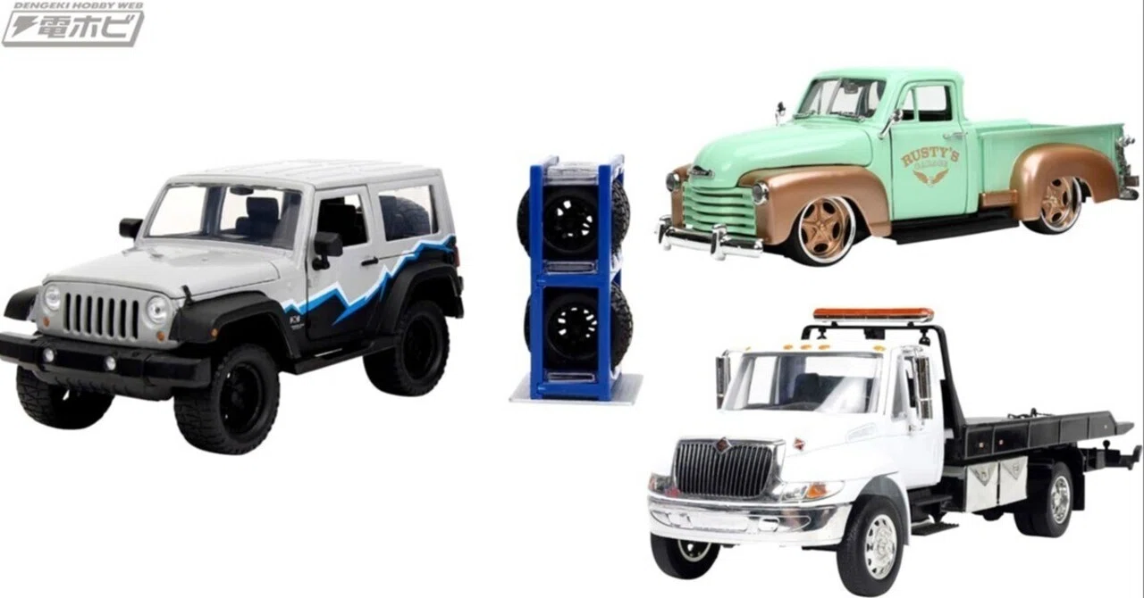 Jada Toysの「JUST TRACKS」シリーズに「2007 ジープ ラングラー