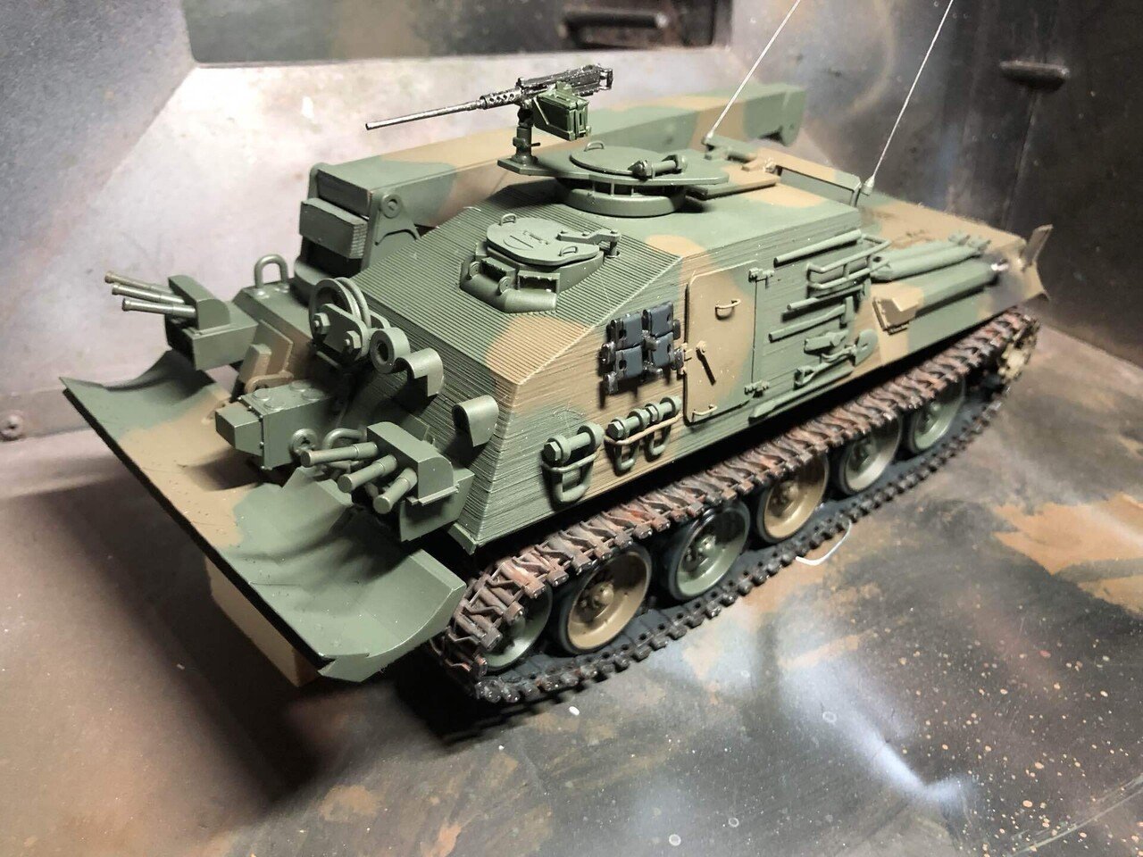 1/35 「78式戦車回収車」 製作4|仕事終わりは模型工房 1/35 「78式戦車回収車」 製作4|仕事終わりは模型工房