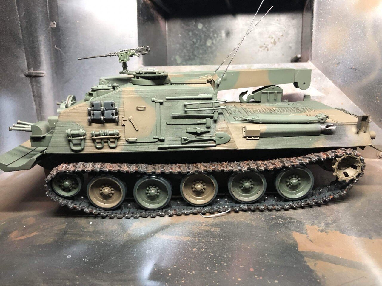 1/35 「78式戦車回収車」 製作4｜仕事終わりは模型工房