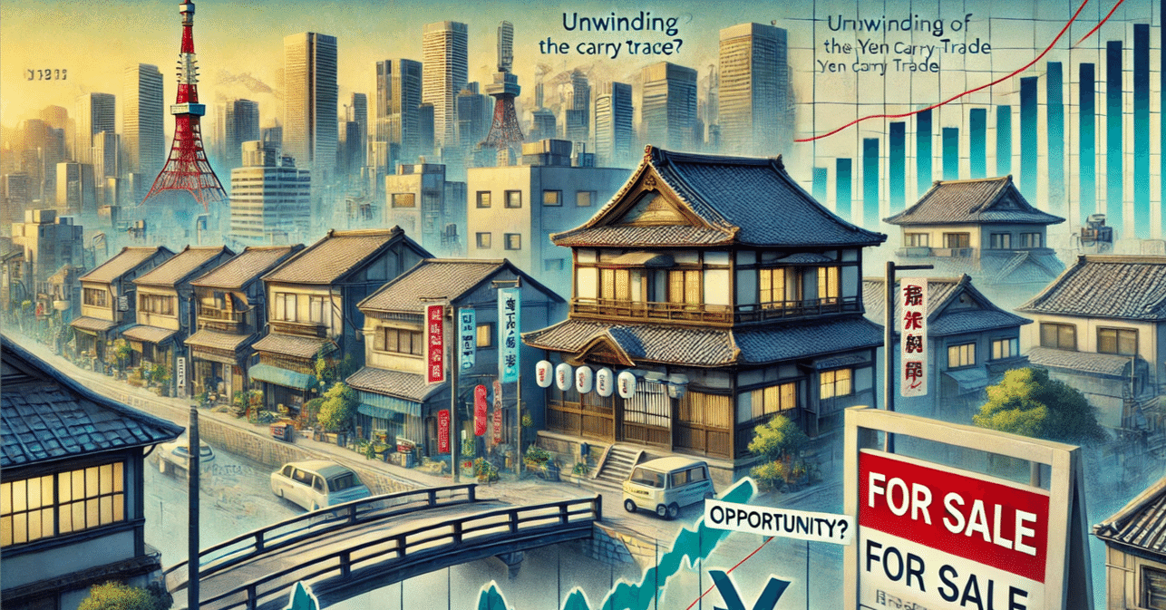 円キャリートレードの巻き戻しが、日本の不動産市場に与える影響は？｜ラクシィ@株