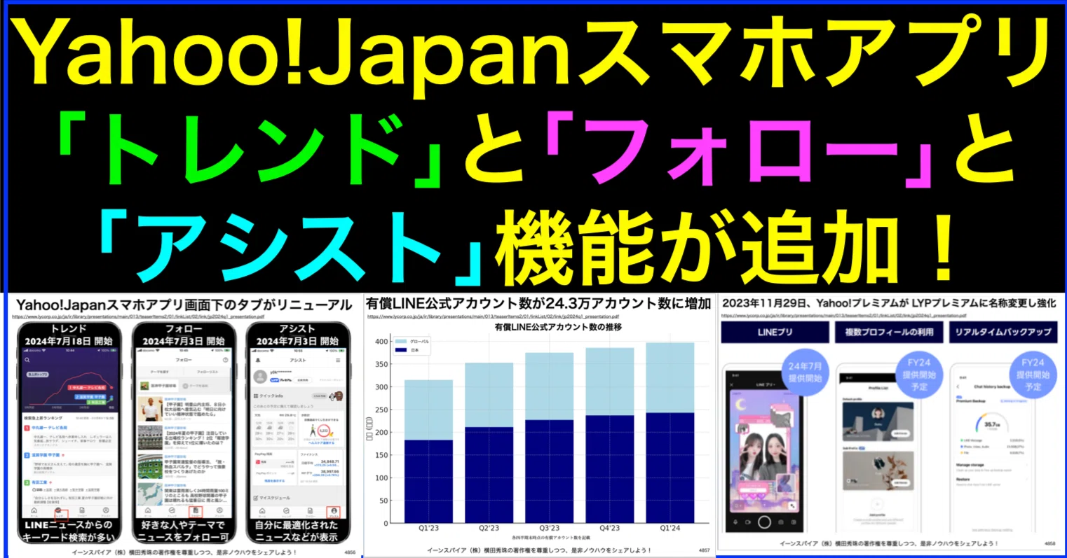 Yahoo!Japanアプリ｢トレンド｣｢フォロー｣｢アシスト｣機能が追加｜(新潟県