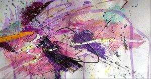 抽象画を描こう②（生徒さん初個展インタビュー＝動画あり）｜画家と