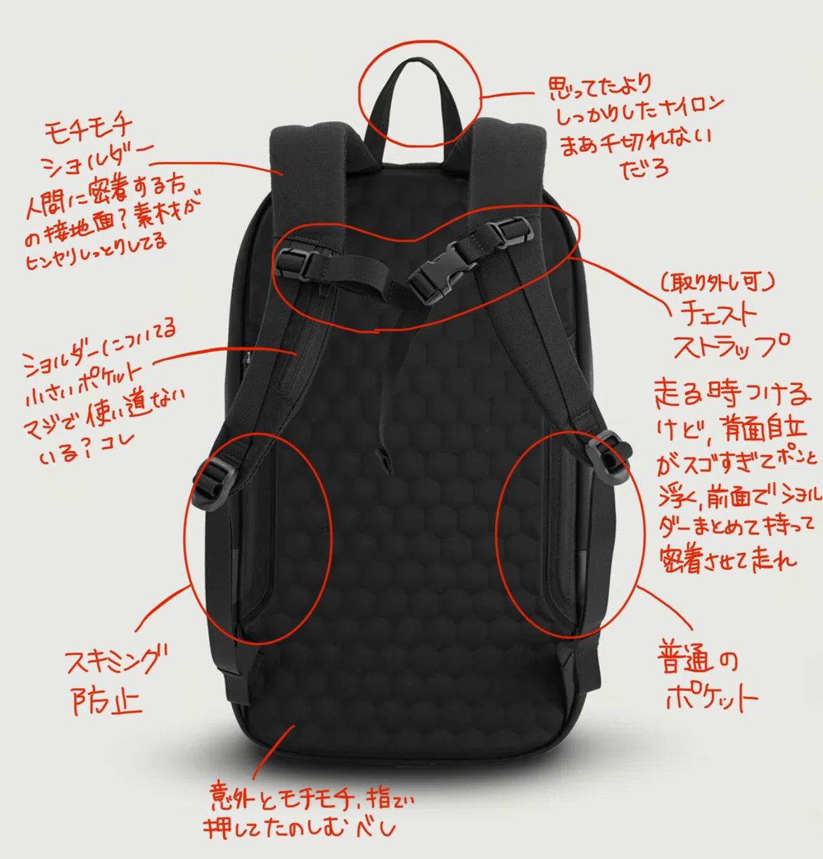 ブランドからお金もらわずにWEXLEY STEM BACKPACKの良さを宣伝する人
