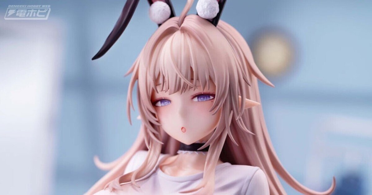 【未開封】異世界から来た精霊少女 ラビ 1/4 フィギュア こぼれる下乳や限界ギリギリまで露出したショートパンツ姿に