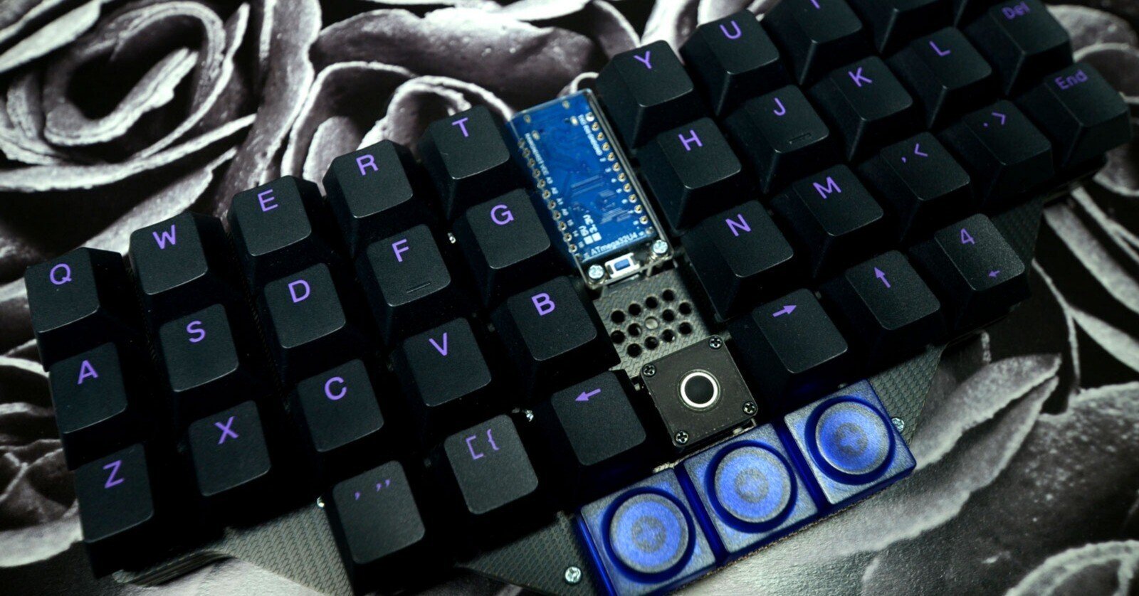 Kalam Unikorn HK Blue 自作キーボード